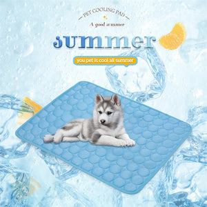 Extra Large Dog Cooling Mat: Summer Pet Cold Bed for Small & Big Dogs - Durable Cat Ice Pad Blanket & Sofa Accessor